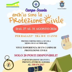 Campo estivo ragazzi Protezione Civile_2024